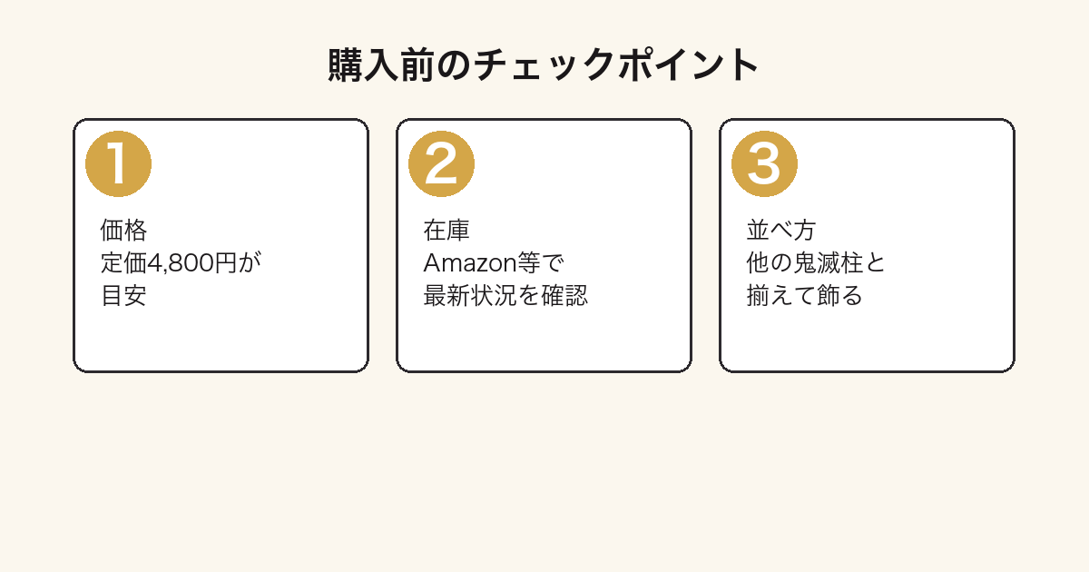 POP UP PARADE 時透無一郎を買うときの3つの確認ポイント