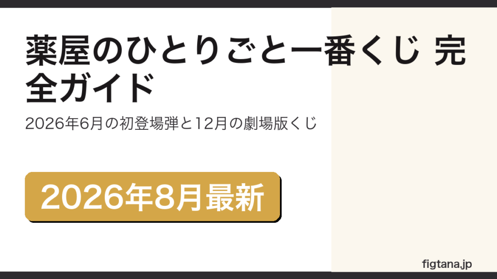薬屋のひとりごと一番くじの2弾を解説するアイキャッチ画像