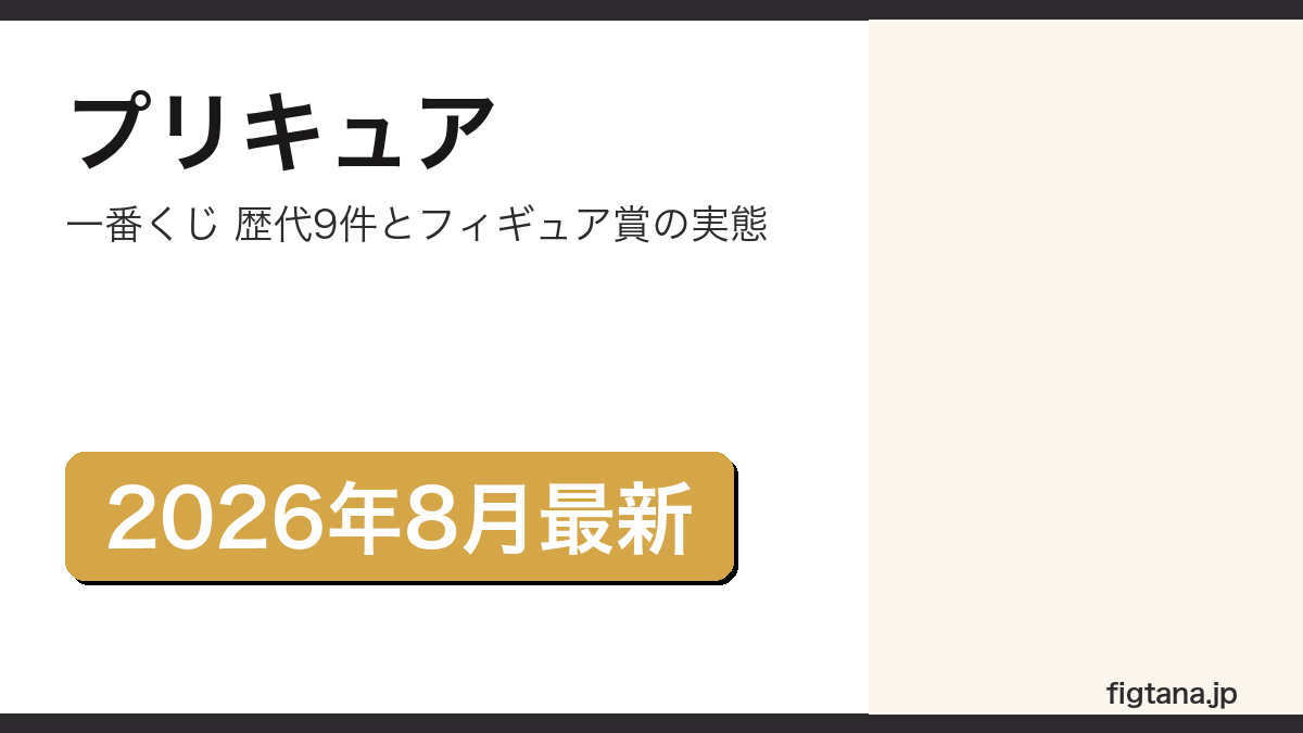 プリキュア一番くじの歴代9件を解説するアイキャッチ画像