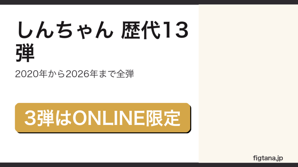 一番くじクレヨンしんちゃんの歴代13弾をまとめたアイキャッチ画像