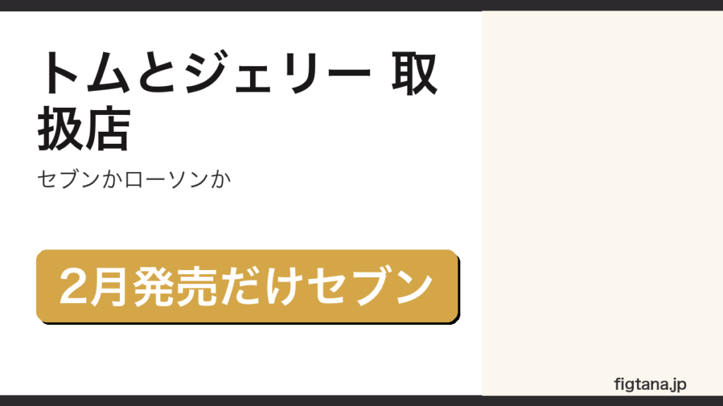 一番くじトムとジェリーの取扱店を解説するアイキャッチ画像
