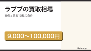 ラブブの買取相場を解説するアイキャッチ画像