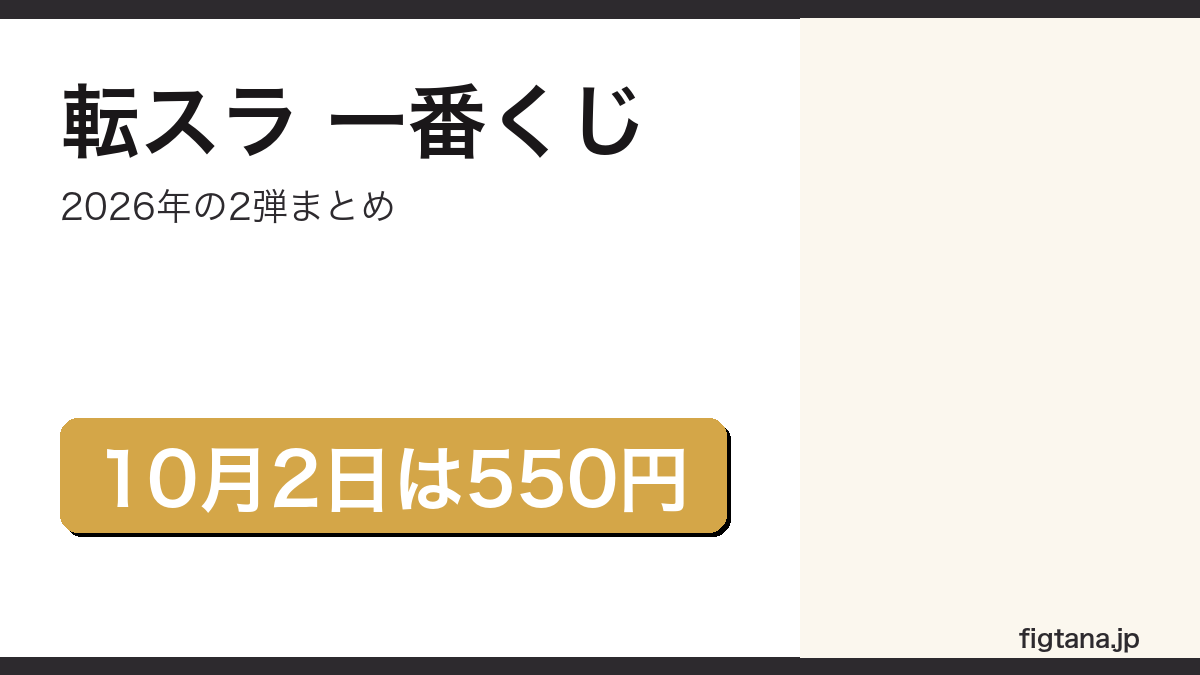 転スラ一番くじ2026年の弾をまとめたアイキャッチ画像